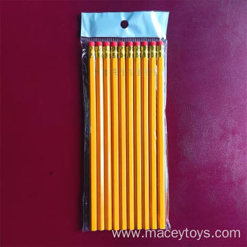 Government bid sharpened yellow HB/2b pencils with eraser